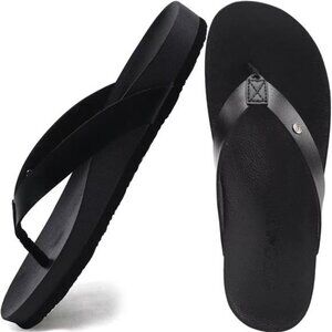 ONCAI Womens Flip Flops Arch Support Yoga Mat Sandals Non Slip Beach Slides